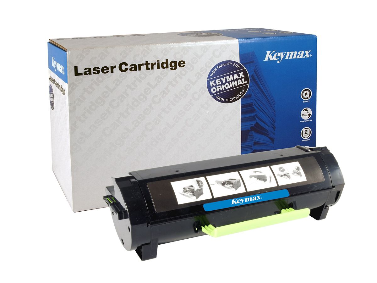 KEYMAX Cartouche toner HY noir 50F2H00KEY p. Lexmark MS310/610 5000 p. (4016807120090)