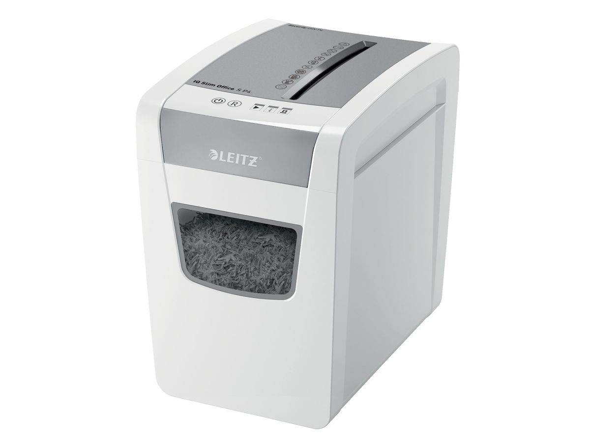 LEITZ Distruggi doc. IQ Slim Office 8098-00-00 P4 12 Foglio silenz (4002432130078)
