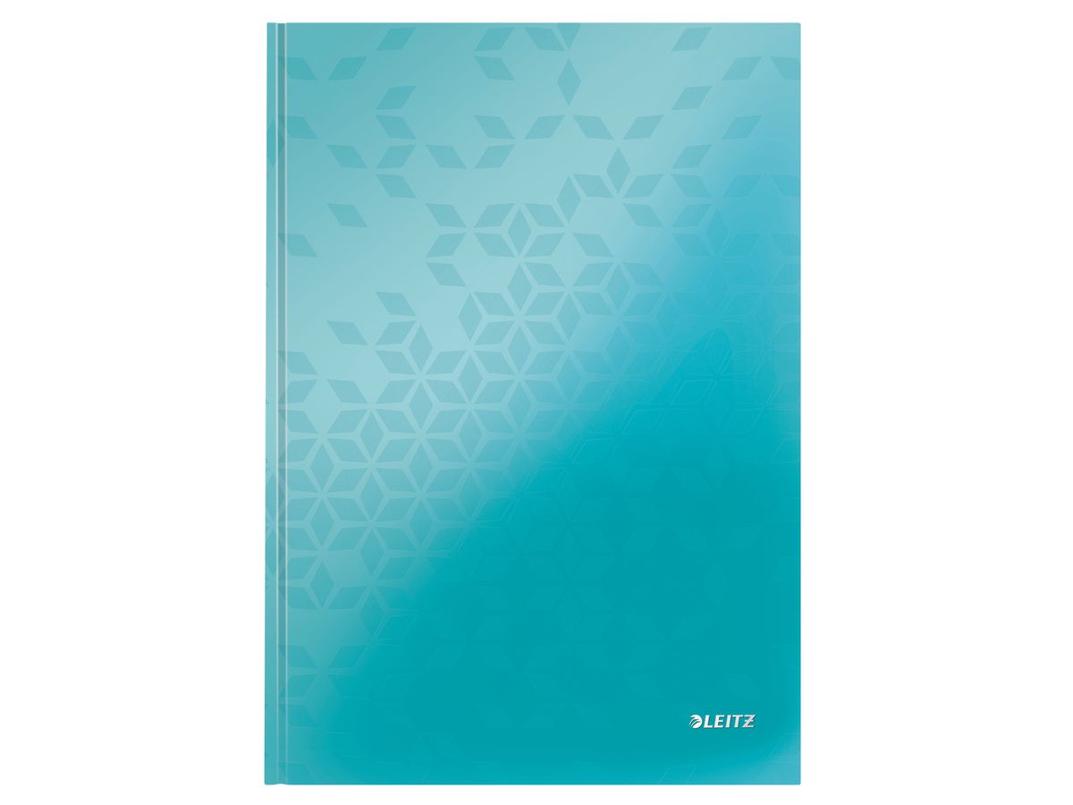LEITZ Notizbuch WOW A4 46261051 kariert, 90g eisblau (4002432103348)