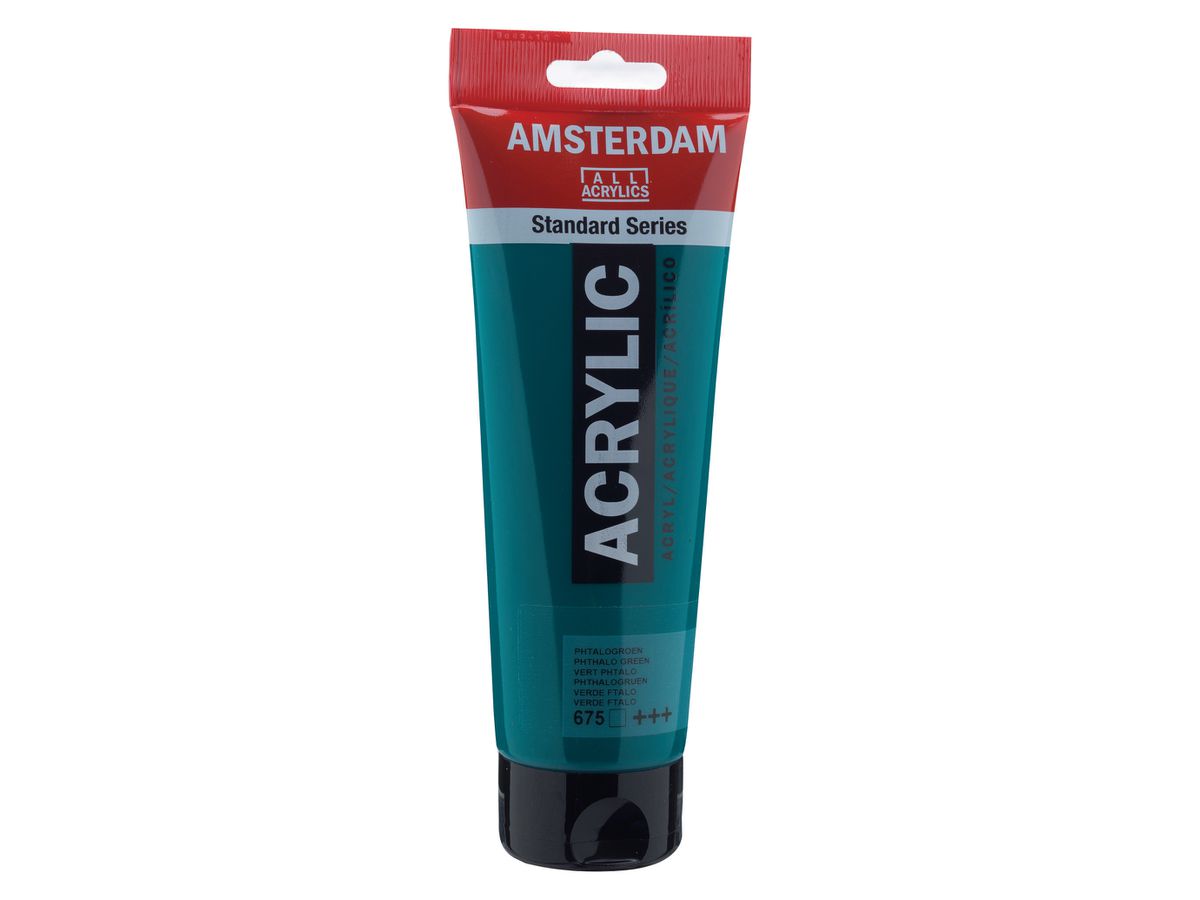 AMSTERDAM Colore acrilici 250ml 17126750 phthalo verde 675 (8712079254957)