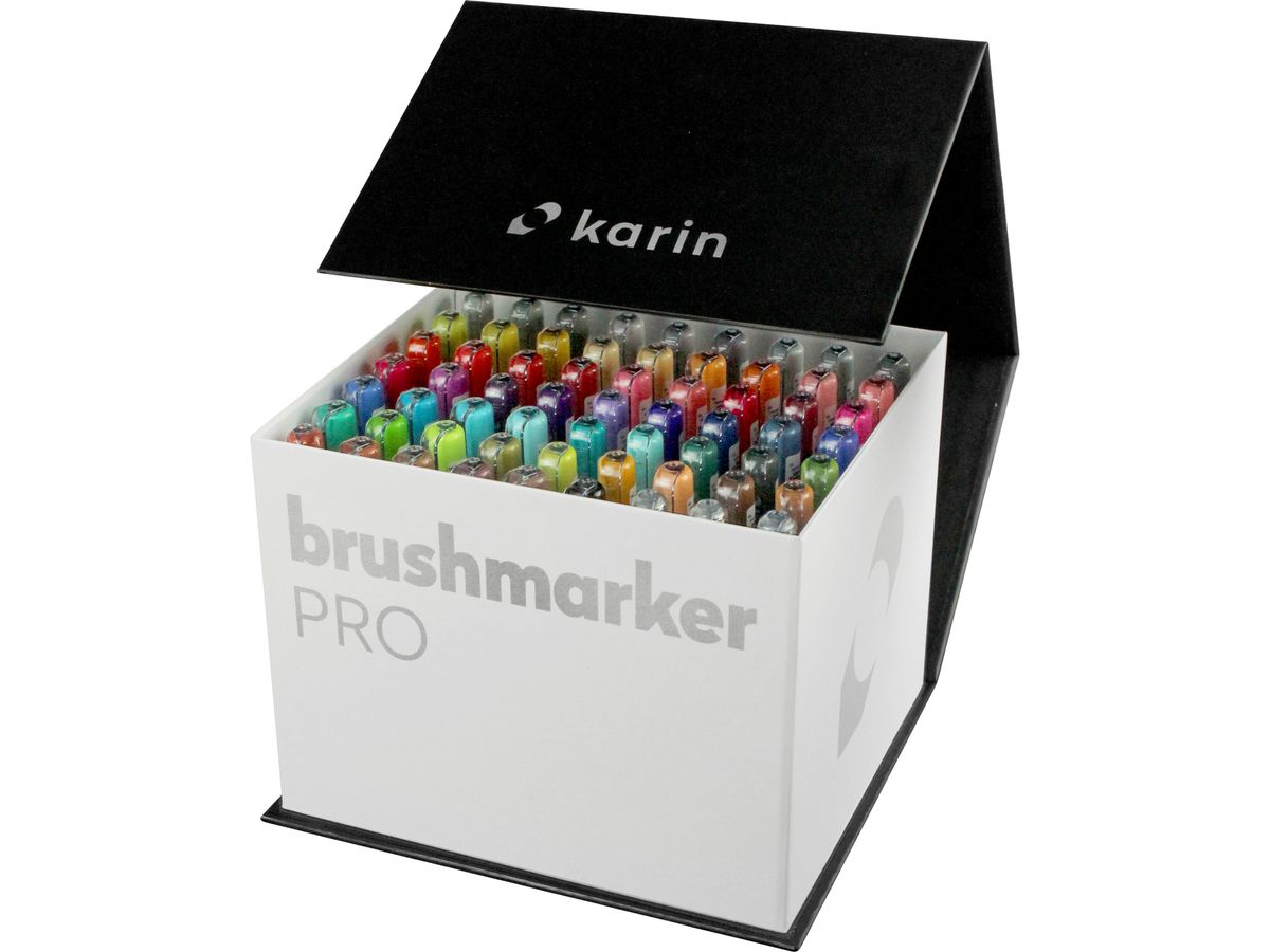 KARIN Brush Marker PRO 27C7 Mega Box 60 Farben (5904446025663)