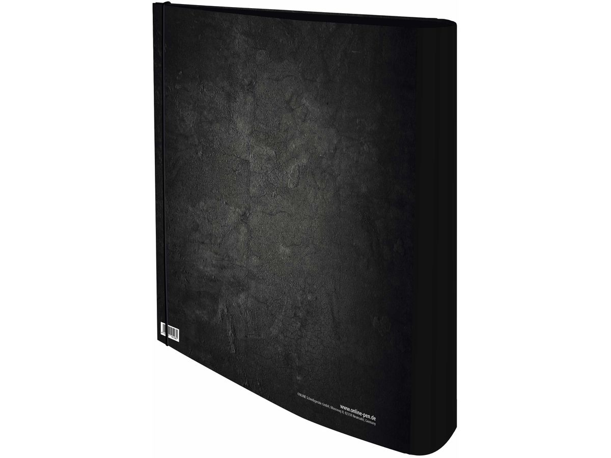 ONLINE Raccoglitore nero 7cm 10123/6 with elastic A4 (4014421101235)