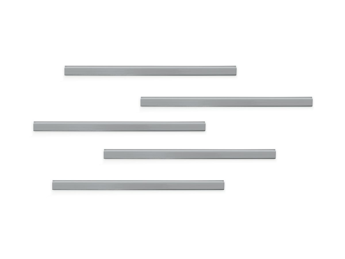 DURABLE DURAFIX Rail 297mm 470723 metallic silver 5 pezzi (4005546992068)