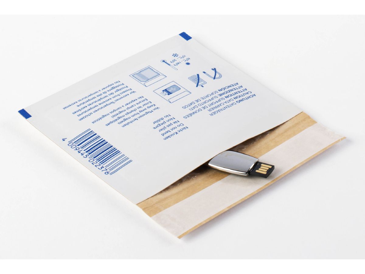 AROFOL Busta imbott. 3 1/2 150x120mm 2FVAF000401 bianco, per USB 100 pz. (4009445022376)