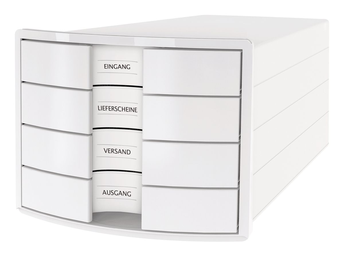 HAN Cassettiera IMPULS A4/C4 14.75 bianco 4 cassetti (4012473101791)