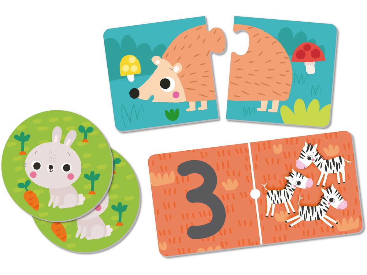 APLI KIDS Boîte de jeux 18798 Puzzle, Domino, Memory (8410782187981)