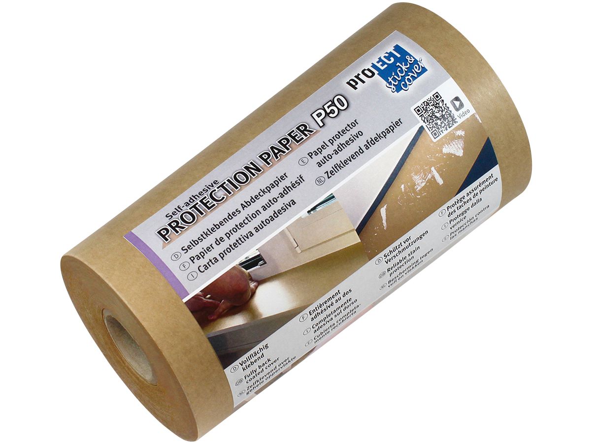PROTECT Covering Paper Kraft 9015550-88 150mmx50m (4044355787618)
