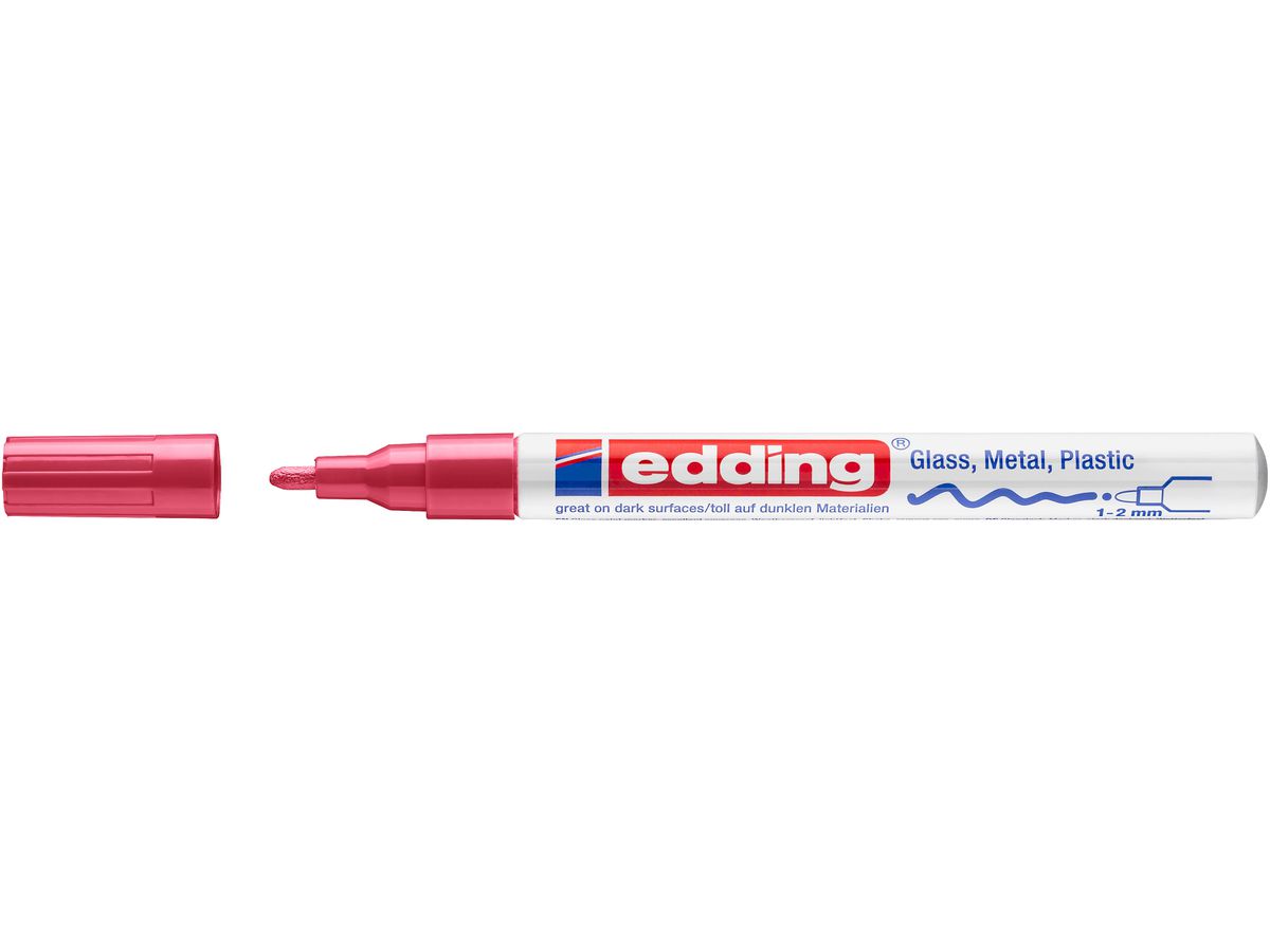 EDDING Paintmarker 751 CREA 1-2mm 751-2 CREA rot (4004764953394)