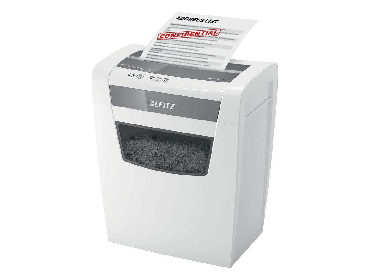 LEITZ Destructeur doc IQ Home Office 8036-00-00 Modèl S P4 80360000 12 feuill. (4002432134977)