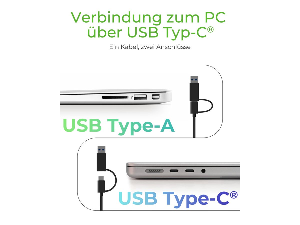 ICY BOX DockingStation M.2 IB-180MS-C31 NVMe SSD & SATA Drive, USB-C (4250078174356)