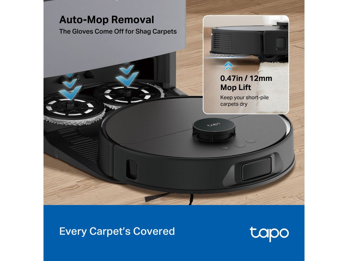 TP-LINK Robot Vacuum & Mop + AIO Dock Tapo RV50 Pro Omni (1210002609012)