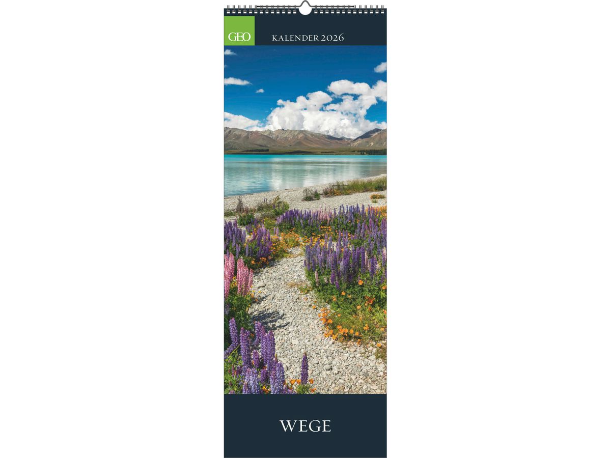 GEO Bildkalender 2026 4069095004184 GEO Wege 25x69cm (4069095004184)