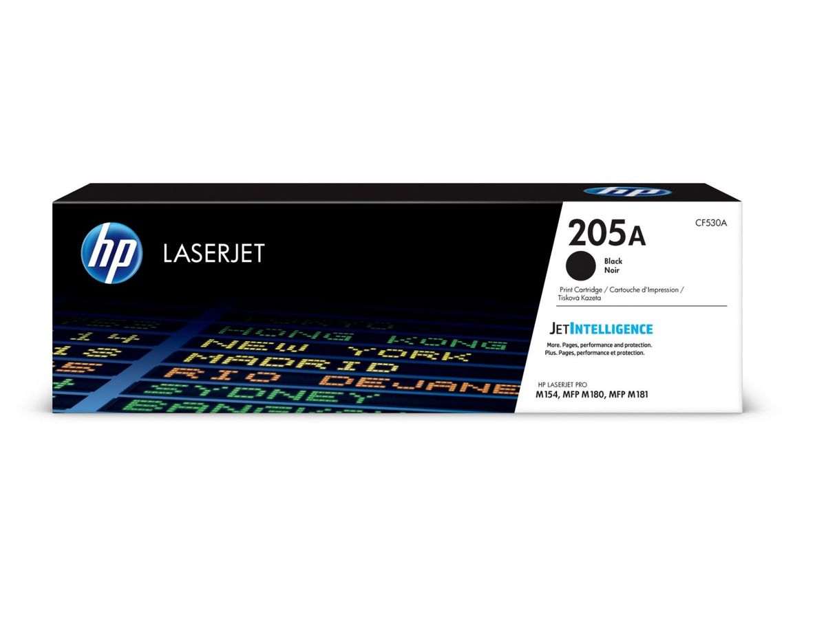 HP Toner-Modul 205A schwarz CF530A CLJ Pro MFP M180/181 1100 S. (0190781106968)