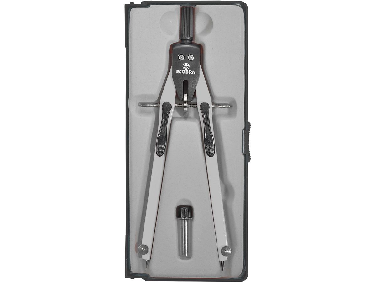 ECOBRA Zirkel Duo-Tec 17cm 426124 350mm, silber (4011123652805)