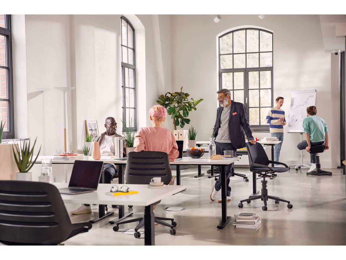 AERIS Chaise de bureau Numo Task 962WRSTBKCU9 violet/noir (4251814307946)