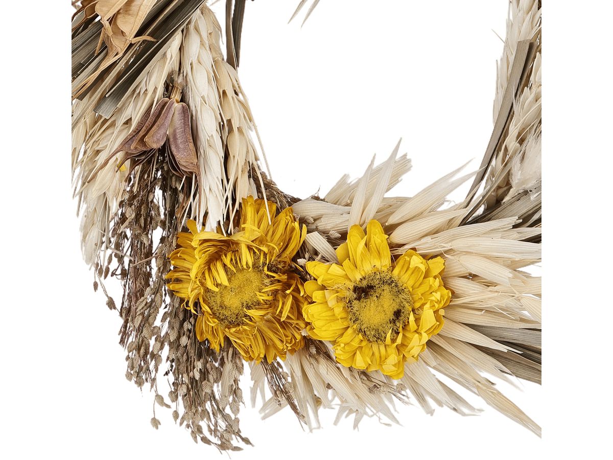 EGLO Fleurs séchées MINALIN Ø16cm 428075 beige, couronne (9008606266838)