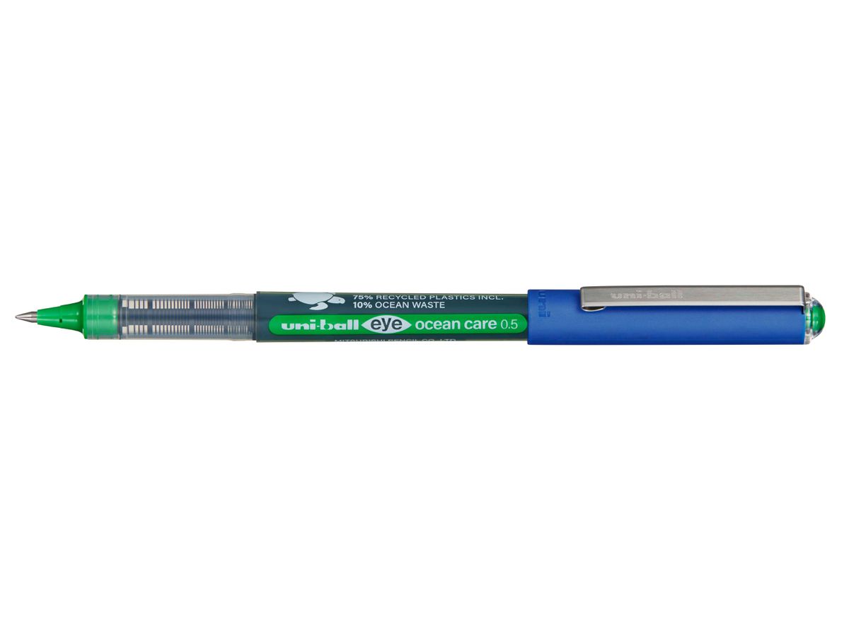 UNI-BALL Rollerball ocean care 0.5mm UB-150ROP GR vert (4902778299289)