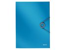 LEITZ Pochettes à élast. Solid PP A4 45631030 bleu clari (4002432114726)