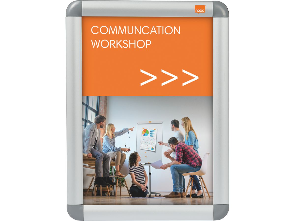 NOBO Cadre affiche A4 1902214 248x17x370mm (5028252194105)