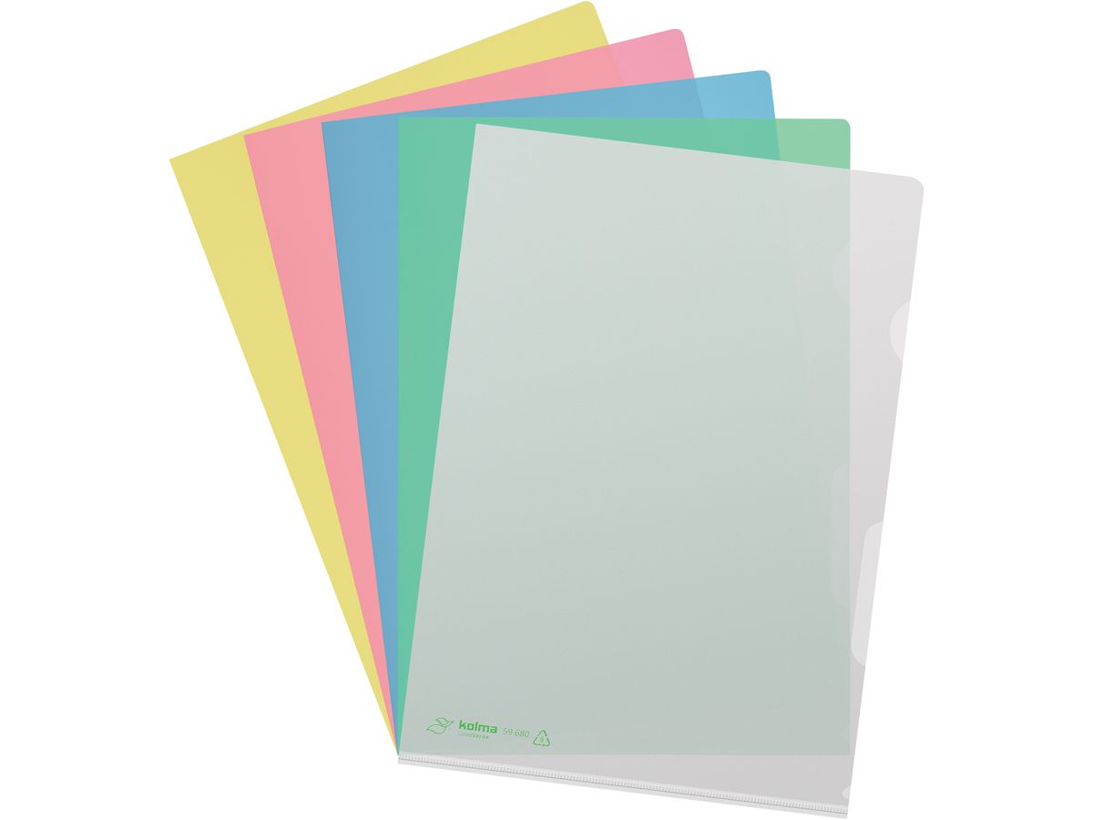 KOLMA Visa Dossier LineaVerde A4 59.680.00 transp.,CopyResistant 10 pcs. (7611967591185)