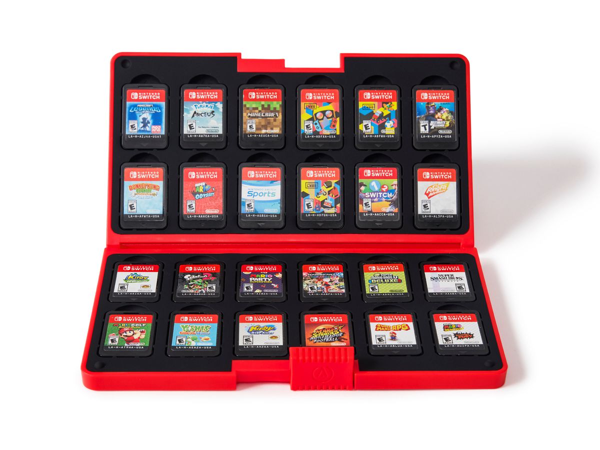POWER A Card Case NSW Game XL NSCS0292-01 Heroes vs Villains (0617885092114)