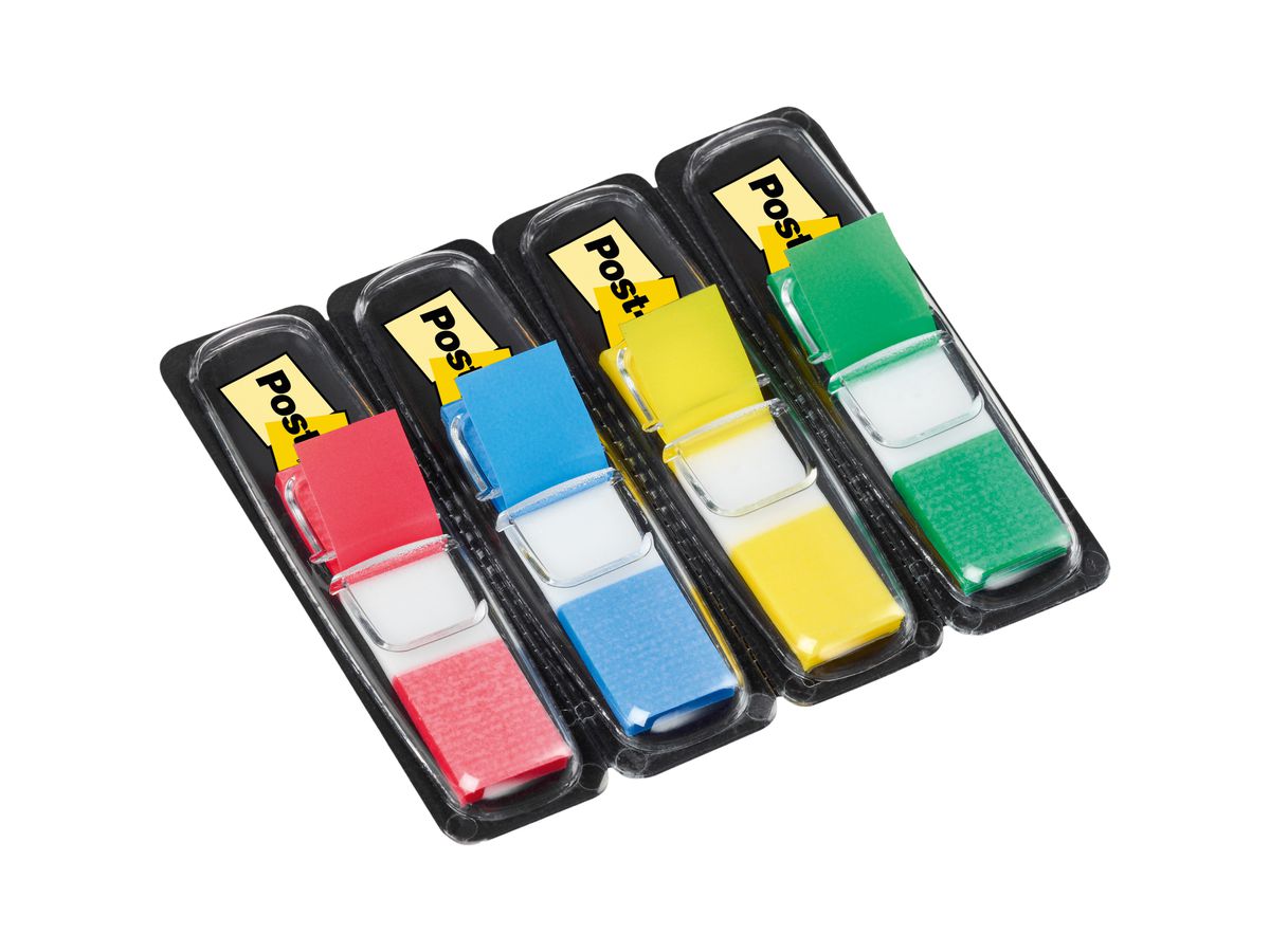 POST-IT Index schmal 11.9x43.2mm 683-4 4-farbig ass./4x35 Blatt (0021200508769)
