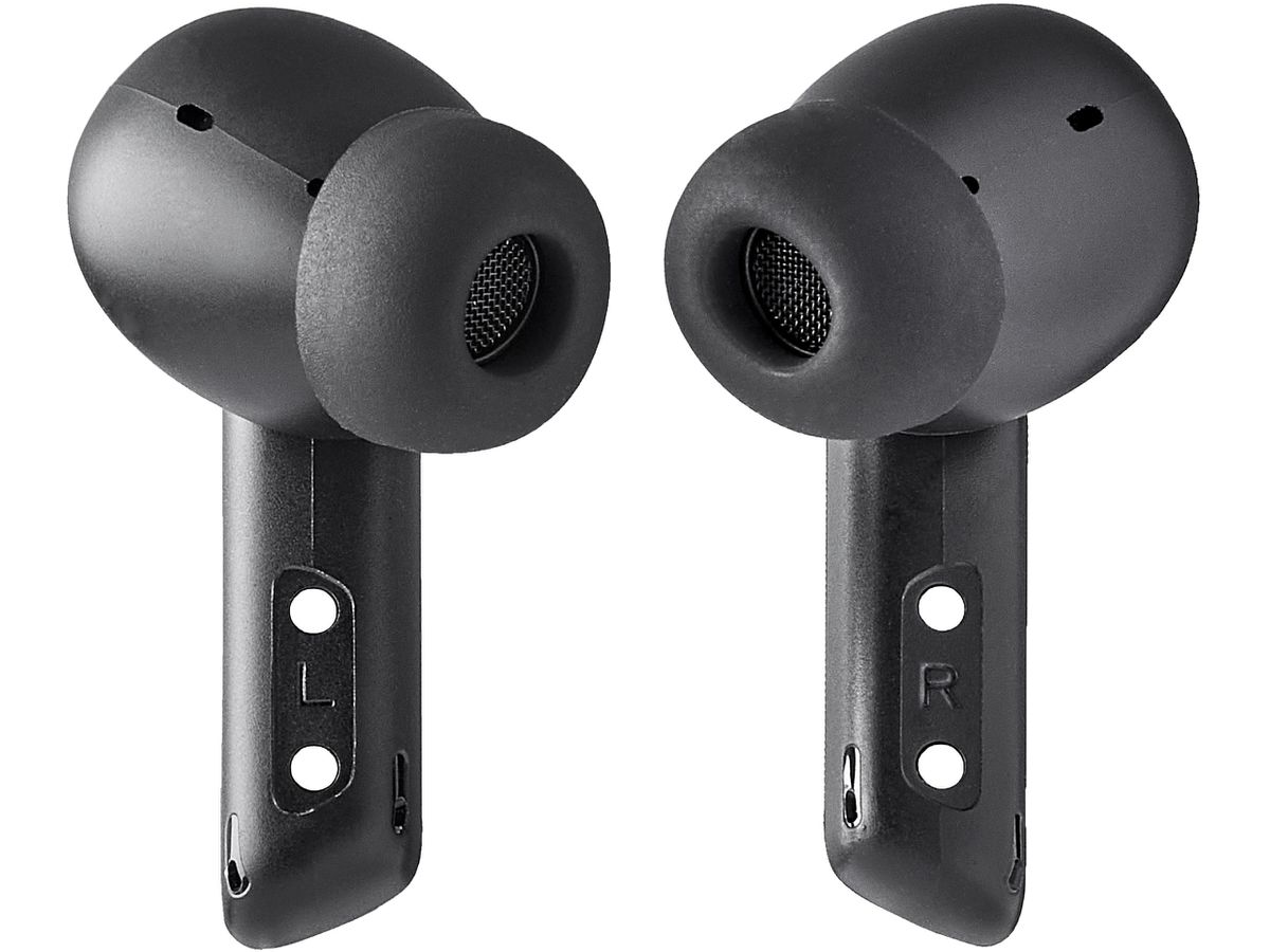 INTENSO Buds Pro Wirel. Earphones 3720500 T500AE, Hybrid ANC, Black (4034303034567)