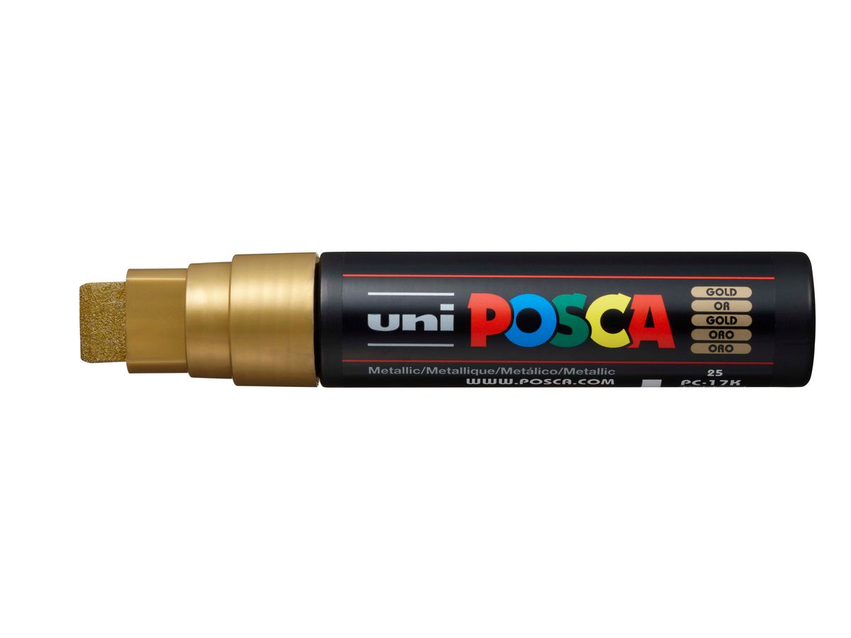 POSCA Marker 15mm PC-17K GOLD MET, gold (4902778202296)