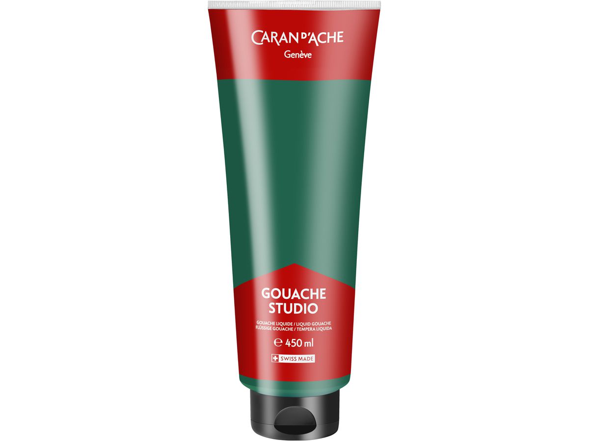CARAN D'ACHE Couleur opaque Gouache 450ml 2340.210 vert émeraude, Studio (7630002358286)