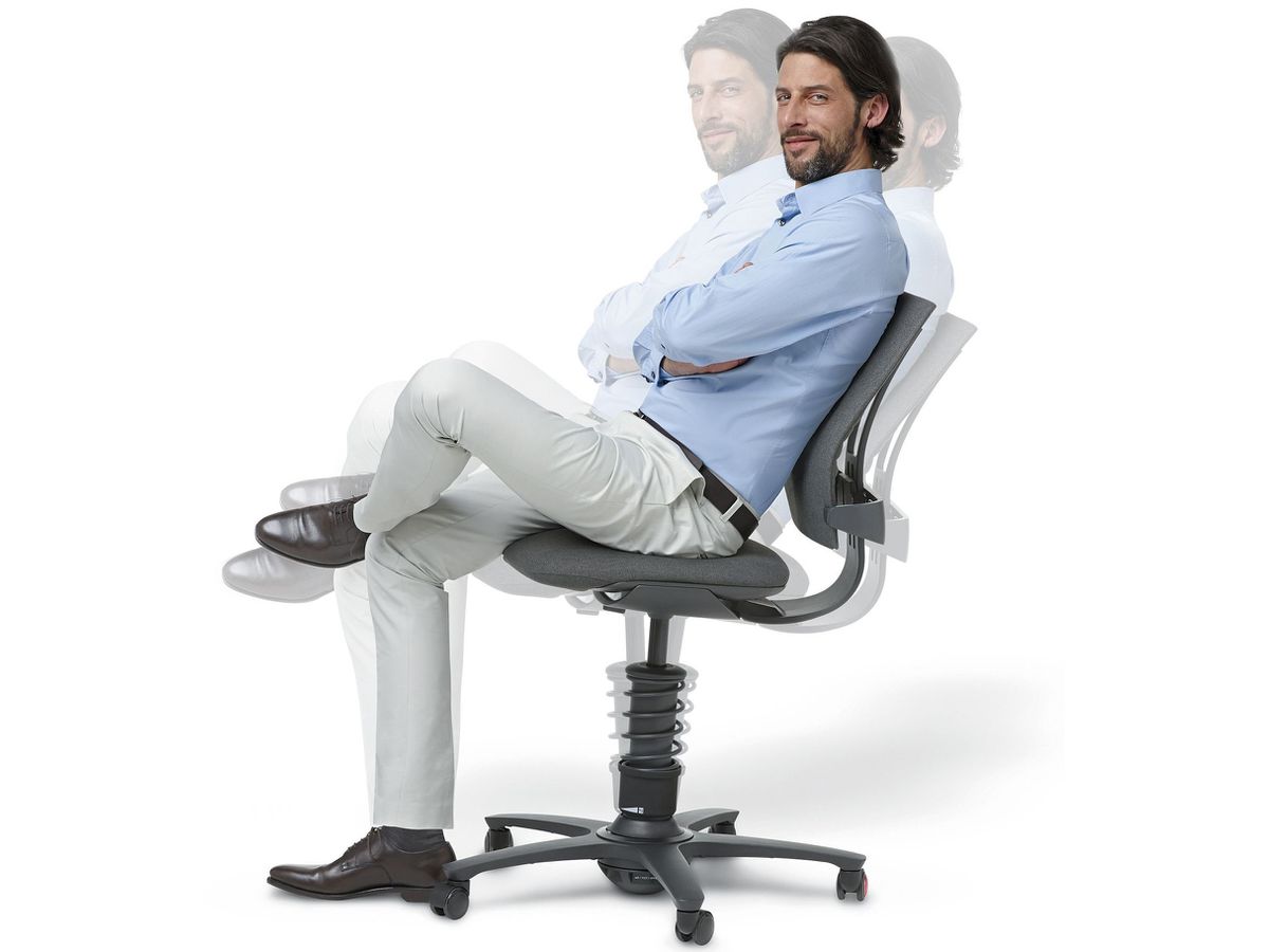 AERIS Bürodrehstuhl 3Dee 930-STBK-BK-CM02 grau (4250200412264)