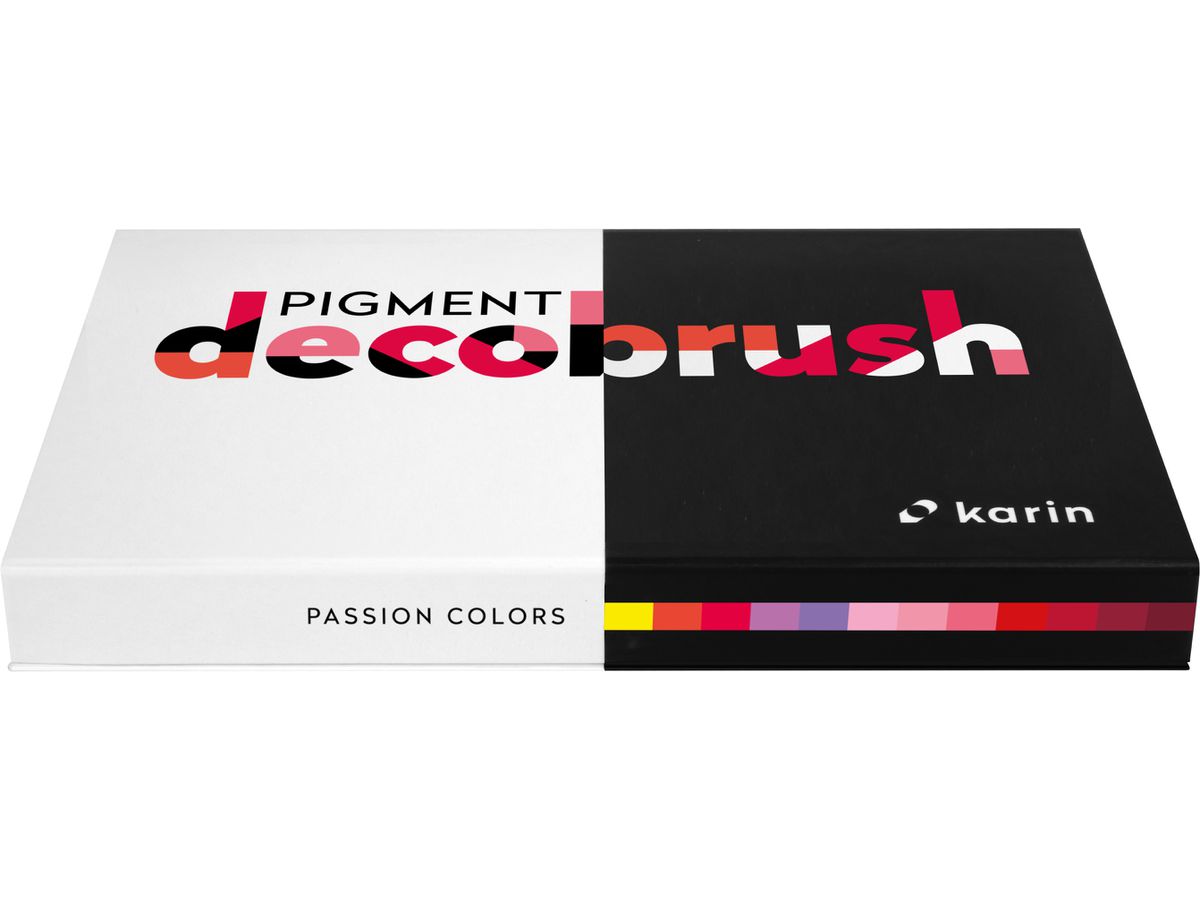 KARIN Pigment Deco Brush 29C6 Passion Colors Set 12 colori (5904446026837)