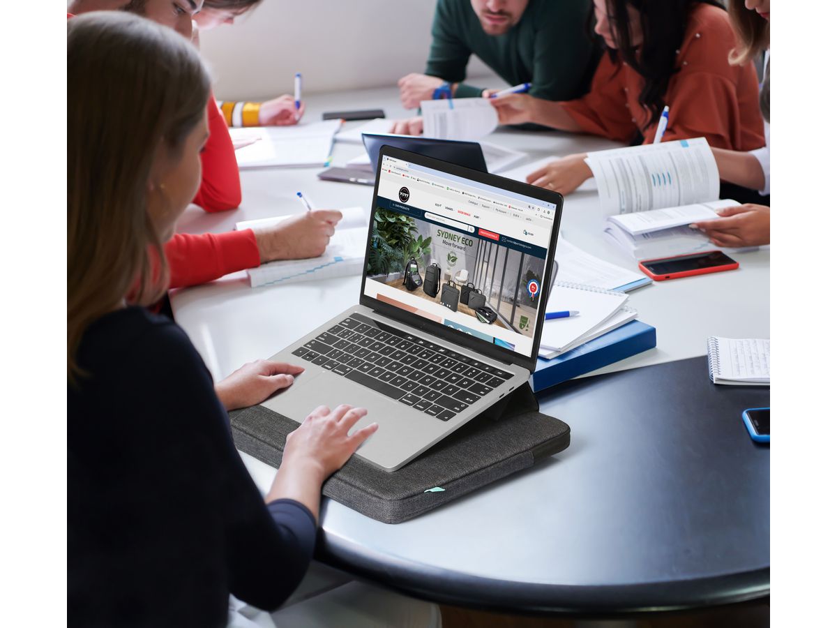 PORT Notebook Bag Belize Ergoview 110202 Slim case 15.6/16 inch,Grey (3567041102027)