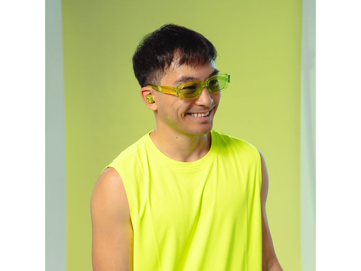 JLAB Go Pop ANC Earbuds IEUEBGOANCRTRAGRN124 True Wirel.Transp.Neon Green (0810119072955)
