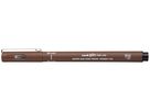 UNI-BALL Fineliner Pin Brush PINBR-200(S) SEPIA sepia (4902778230855)