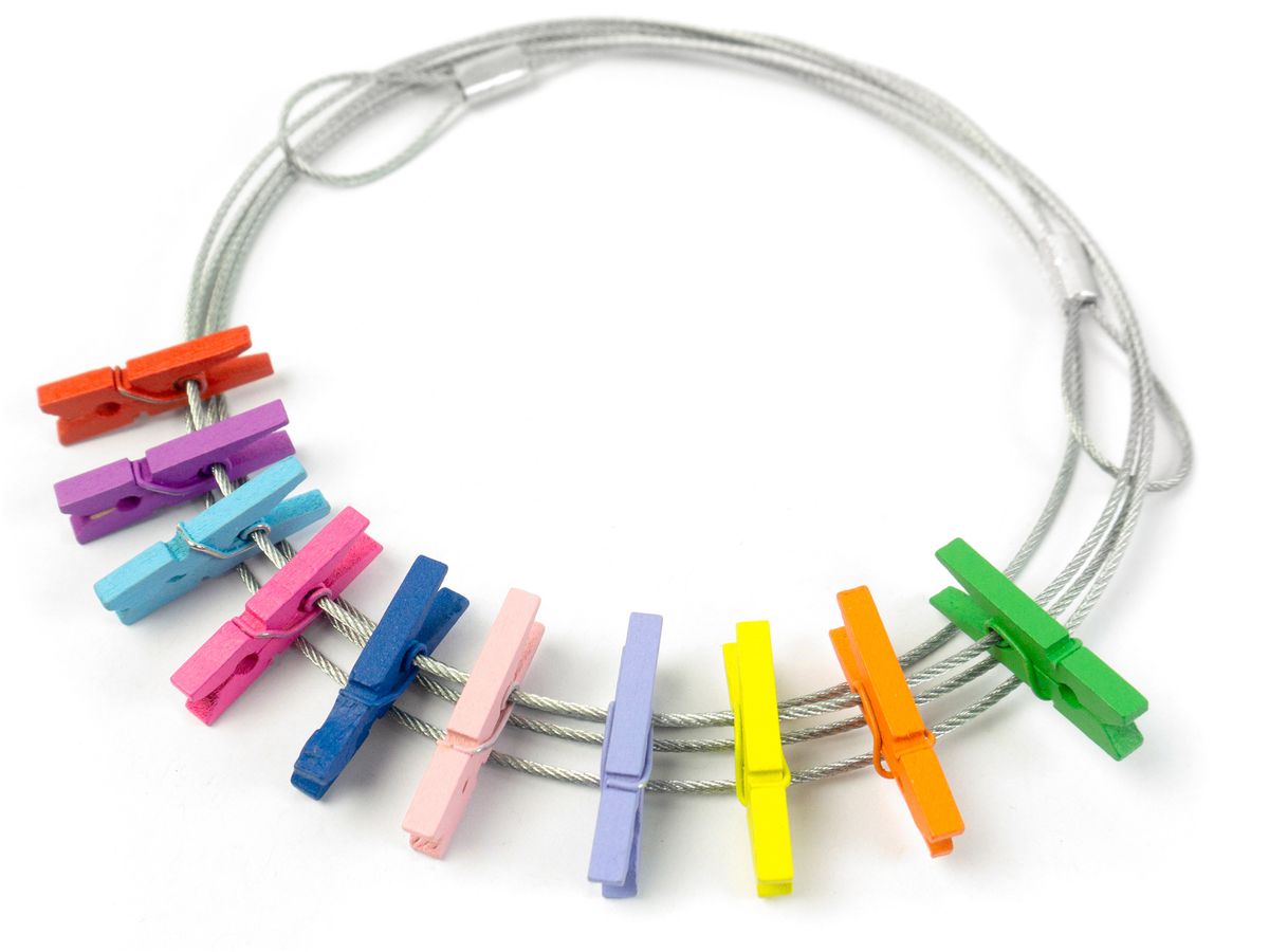 TRENDFORM Fotoleine KOLOR KLIP TF2206 10 Klammern, 150cm (7640145469275)