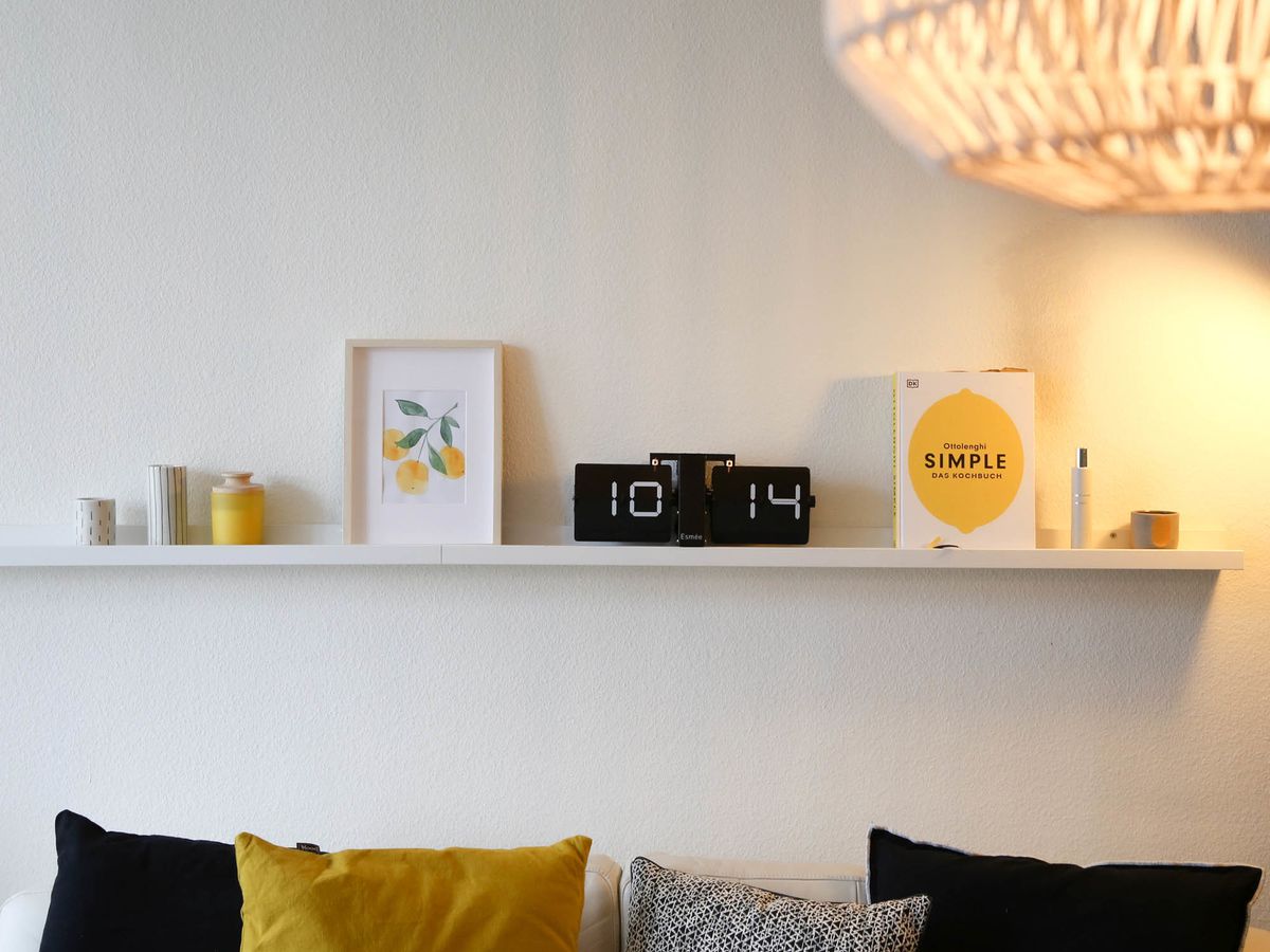 ESMEE Horloge murale Flip Clock 240.006.03 noir (7611983195459)