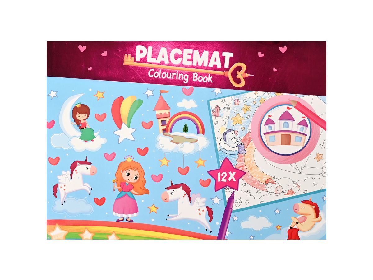 ROOST Set de table colorier 30x42cm SC830 2 pièces assortis (8711851830006)