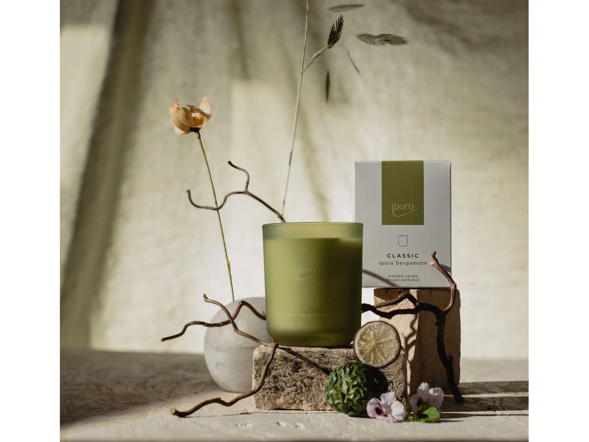 IPURO Bougie parfumée 270g 061.4181.00 bergamote (4051281820524)