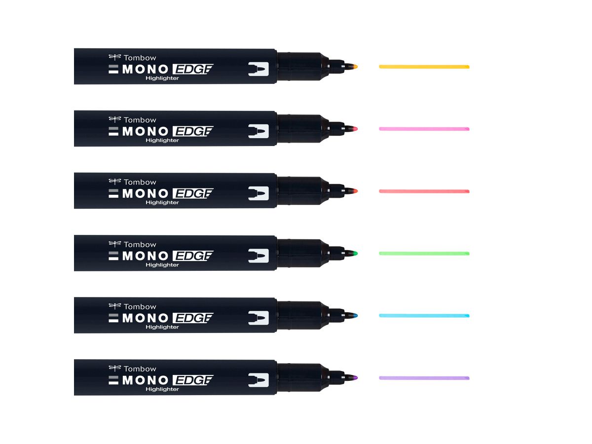TOMBOW Mono edge highlighter WA-TC-6P 6 colori (4003198120075)