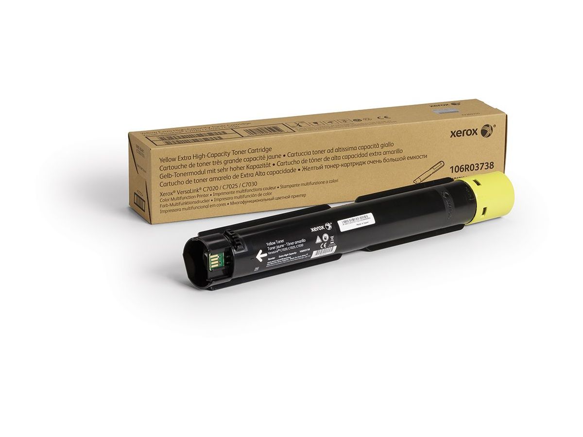 XEROX Cartouche toner EHC yellow 106R03738 VersaLink C7020 16'500 p. (0095205845952)