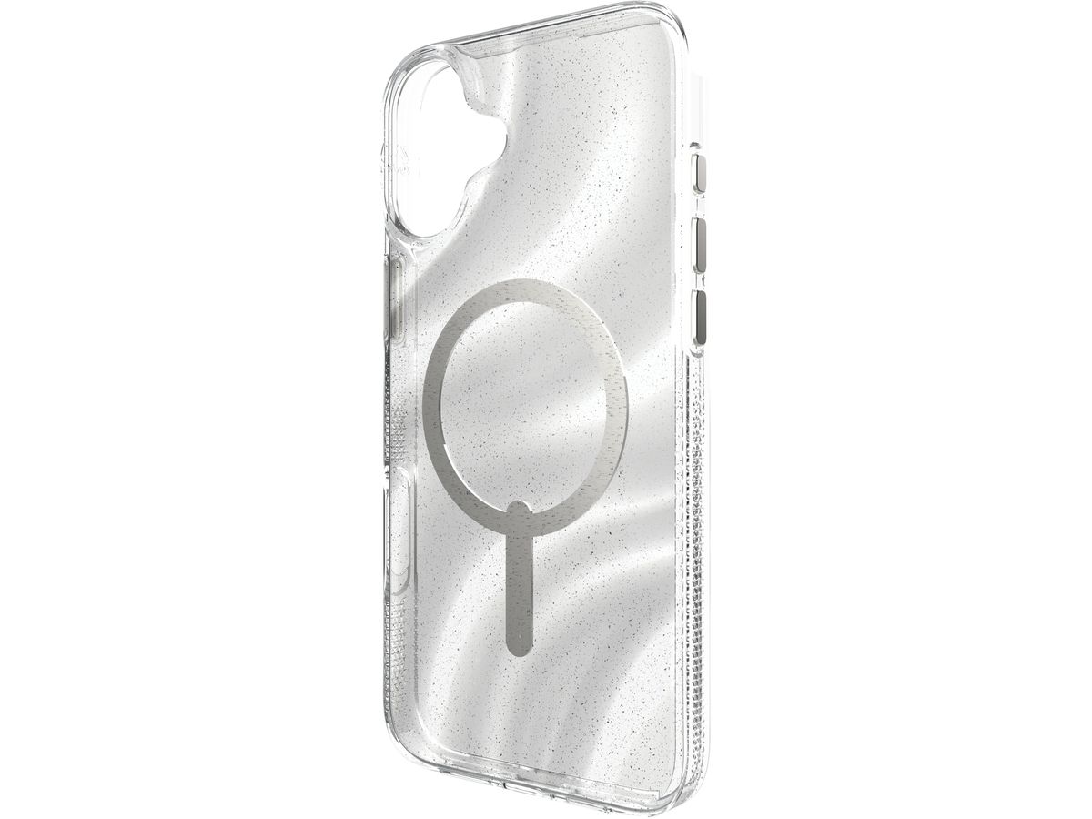 ZAGG Milan Cases Snap Apple 702315119 iPhone 16 Plus,Swirl Glitter (0840390319555)
