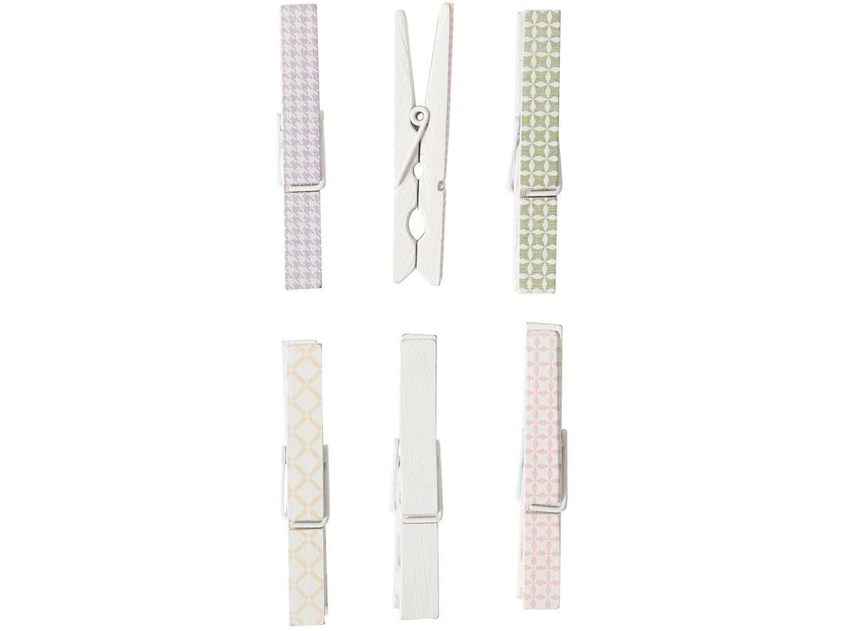 I AM CREATIVE Holzklammer IV 6105.58 6 Stück (7611983198764)