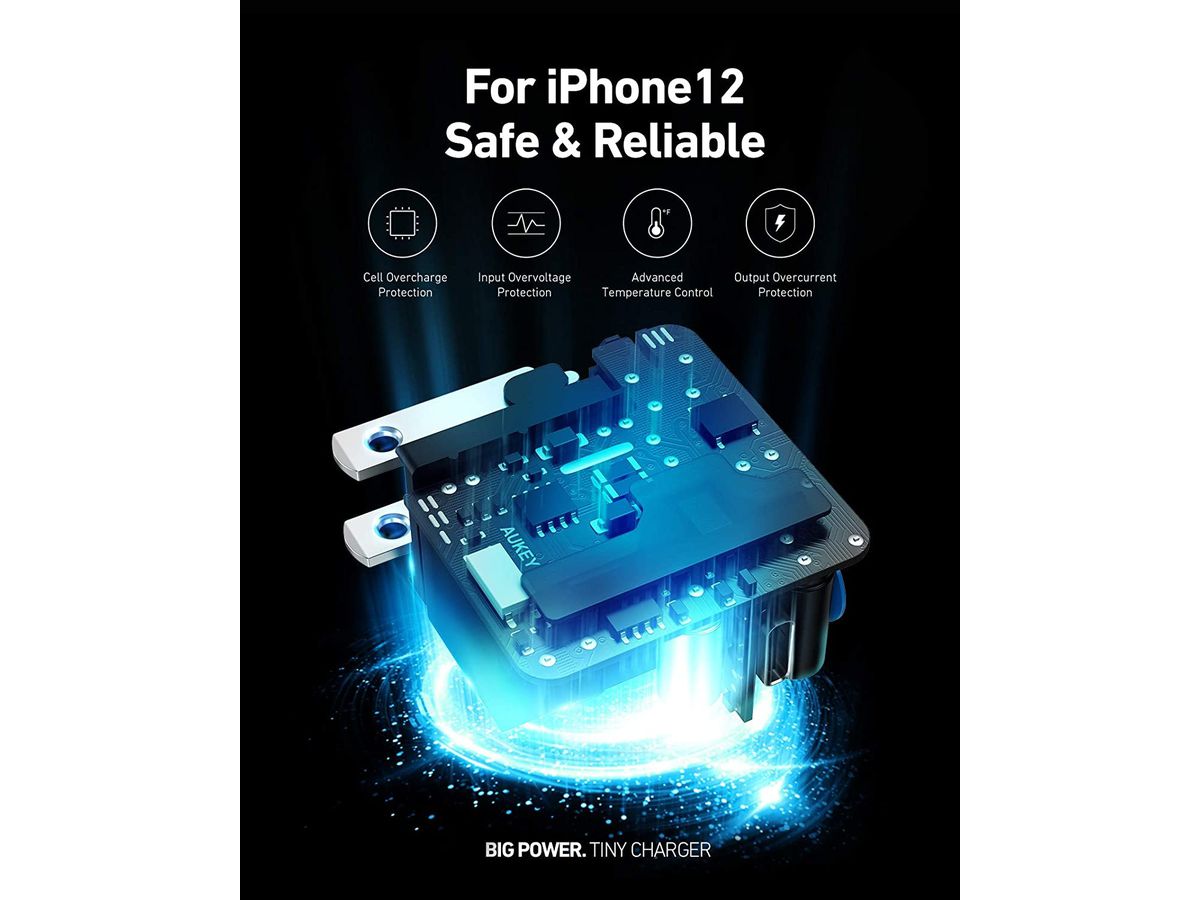 AUKEY Swift 20W PD Wall Charger PA-F1S black (0608119200306)