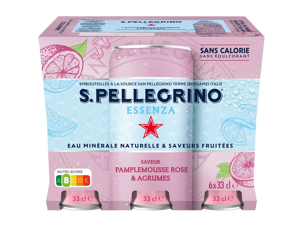 SAN PELLEGRINO Pompelmo rosa-Agrumi 12602874 Essenza 33 cl, 6 pz. (8002270786822)