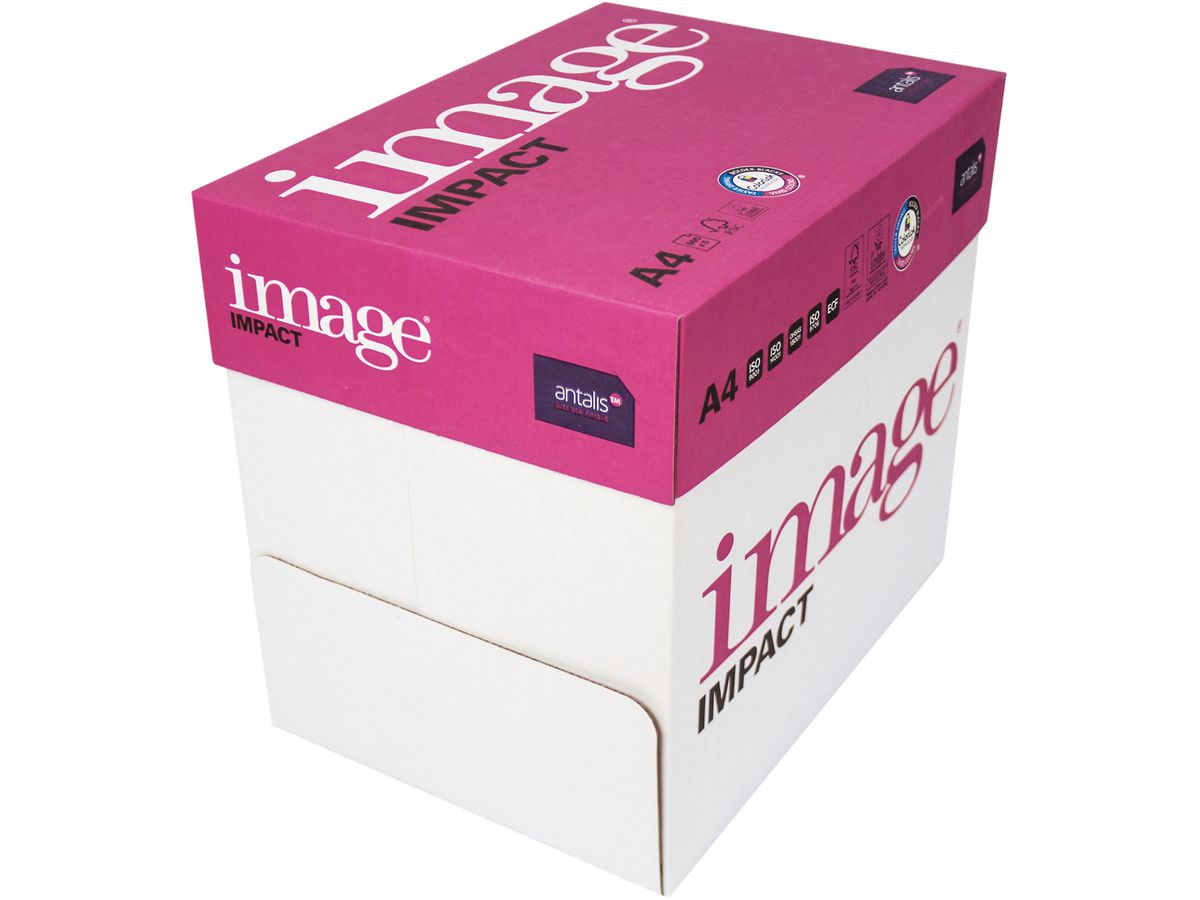 IMAGE IMPACT Kopierpapier A4 420718 80g, weiss 2500 Blatt (3597320107702)