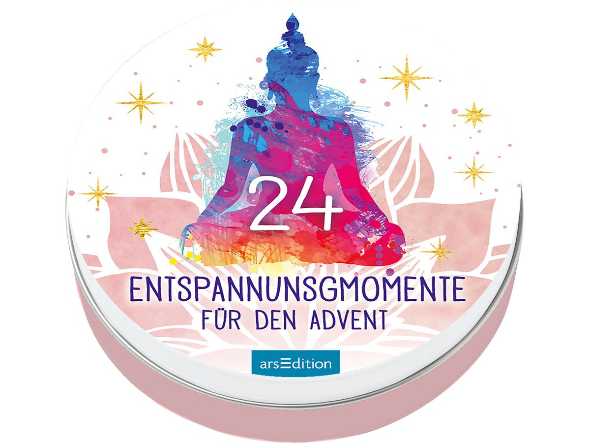 ARS EDITION Adventskalender 12x12cm 134236 Entspannungsmomente (9783845842363)