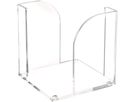 MAUL Zettelbox Acryl 102x109x102mm 5.95 glasklar, ohne Zettel (4002390026796)