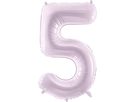 PARTYDECO Palloncino in foil no. 5 72cm FB230G-5-014 viola (5904555052574)