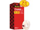 SCOTCH Crystal Clear 600 19mmx33m 6-1933R8 transparent 8 pcs. (4046719362332)