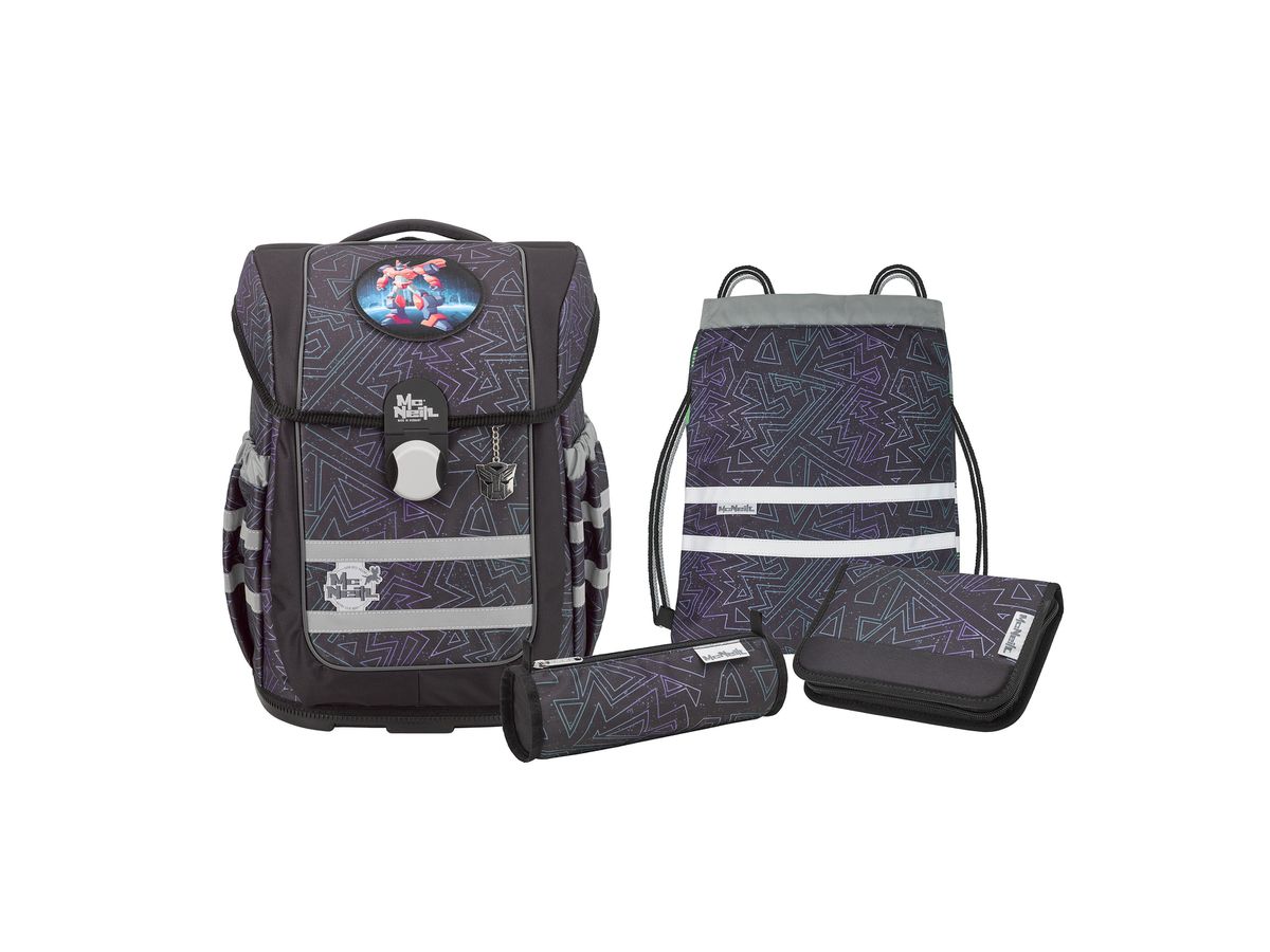 MCNEILL Schulranzen-Set ERGO COMPLETE 9648253000 TRON 5-teilig (4017245963140)